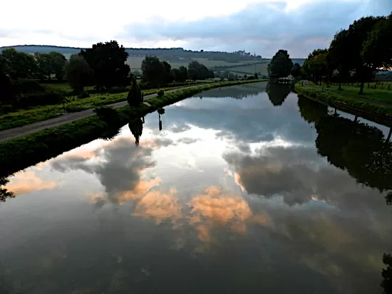 Reflections in a canal